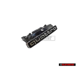 Audi Original QUATTRO Avant Embleme Monogramme Logo Noir Chrome - 8W0853736B 2ZZ