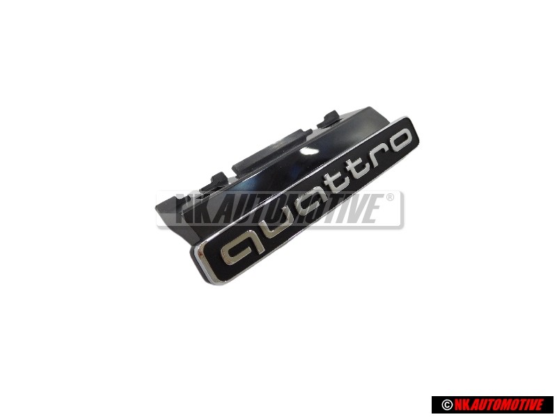 Audi Original QUATTRO Avant Embleme Monogramme Logo Noir Chrome - 8W0853736B 2ZZ