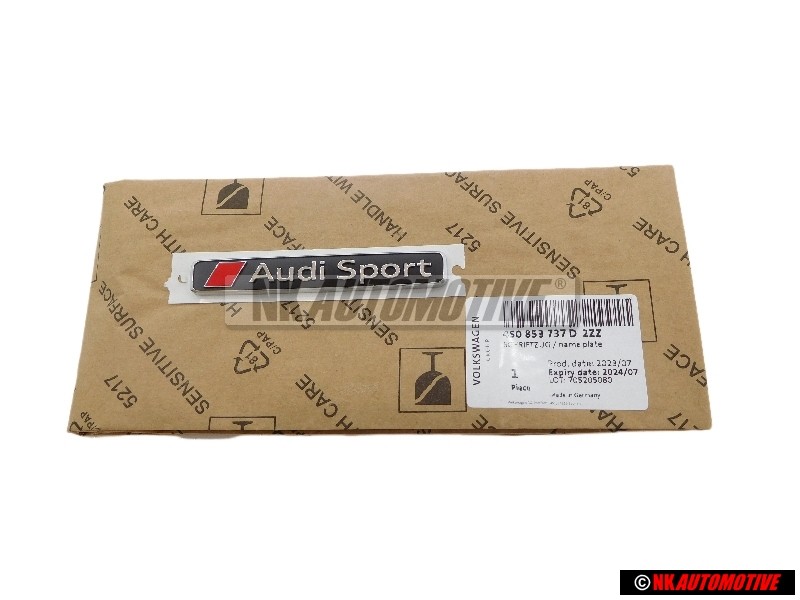 Audi Original AUDI SPORT Avant Embleme Monogramme Logo - 4S0853737D 2ZZ