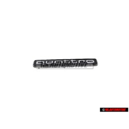 Audi Original QUATTRO Avant Embleme Monogramme Logo Noir Chrome - 8W9853736 2ZZ