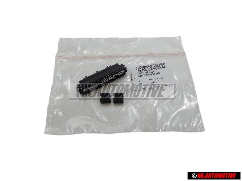 Audi Original QUATTRO Avant Embleme Monogramme Logo Noir Chrome - 8Y0853736B 2ZZ