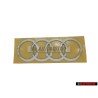 Audi Original Anneaux Arrière Embleme Logo Chrome - 8Y4853742 2ZZ
