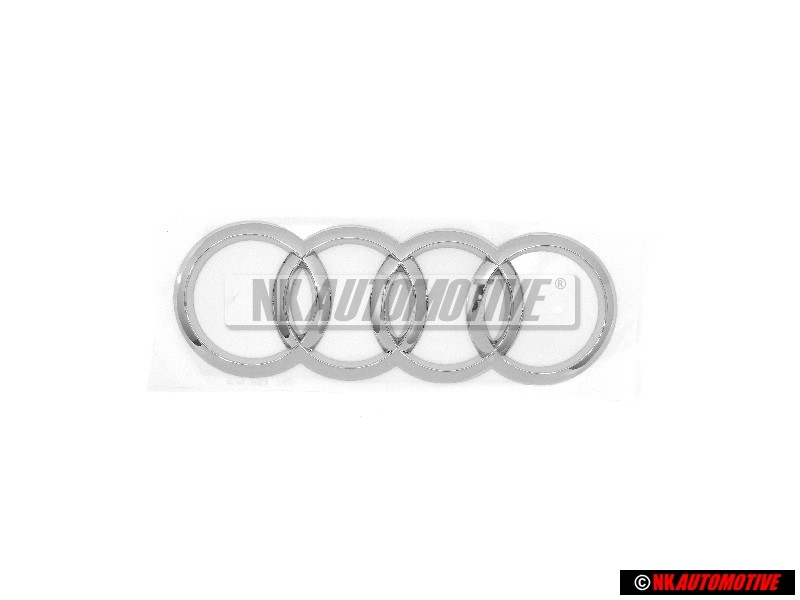 Audi Original Anneaux Arrière Embleme Logo Chrome - 8Y5853742 2ZZ