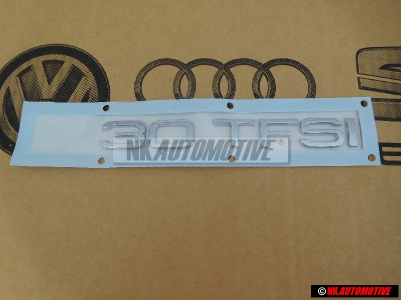 Audi Original 30 TFSI Arrière Embleme Monogramme Logo Chrome - 8V0853744C 2ZZ
