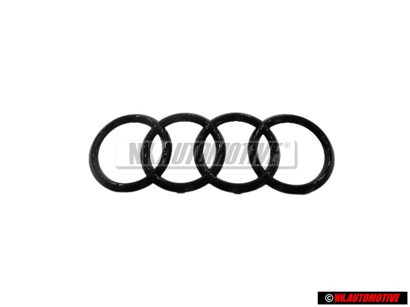 Audi Original Anneaux Avant Embleme Logo Noir - 4M8071801