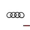 Audi Original Anneaux Avant Embleme Logo Noir - 4M8071801