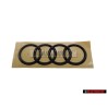 Audi Original Anneaux Arrière Embleme Logo Noir - 4M8071802