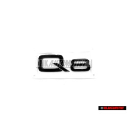 Audi Original Q8 Arrière Embleme Monogramme Logo Noir - 4M8071803