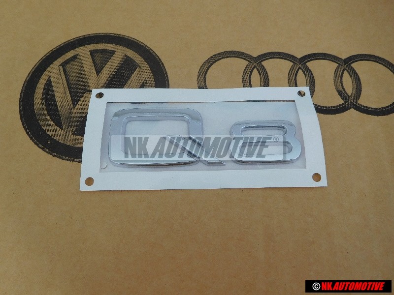 Audi Original Q8 Arrière Embleme Monogramme Logo Chrome - 4M8853741A 2ZZ