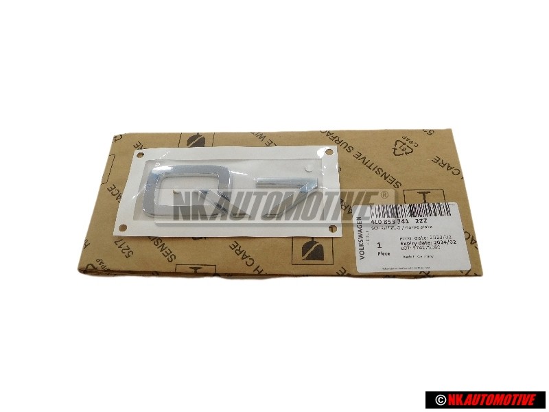 Audi Original Q7 Arrière Embleme Monogramme Logo Chrome - 4L0853741 2ZZ