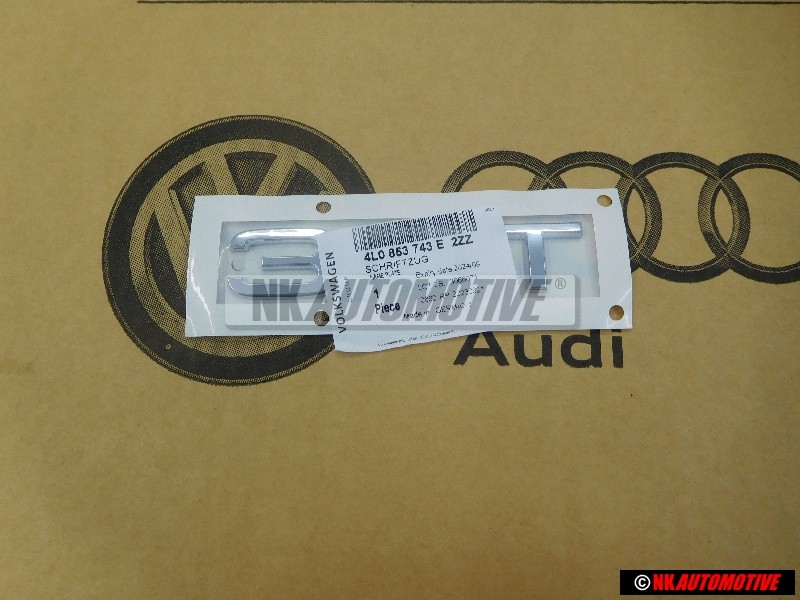 Audi Original 3.0T Arrière Embleme Monogramme Logo Chrome - 4L0853743E 2ZZ