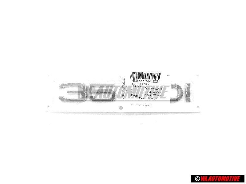 Audi Original 35 TDI Arrière Embleme Monogramme Logo Chrome - 4L0853744 2ZZ