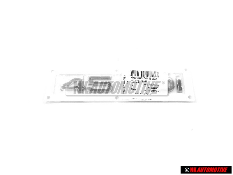 Audi Original 45 TDI Arrière Embleme Monogramme Logo Chrome - 4H0853744E 2ZZ