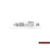 Audi Original 45 TDI Arrière Embleme Monogramme Logo Chrome - 4H0853744E 2ZZ