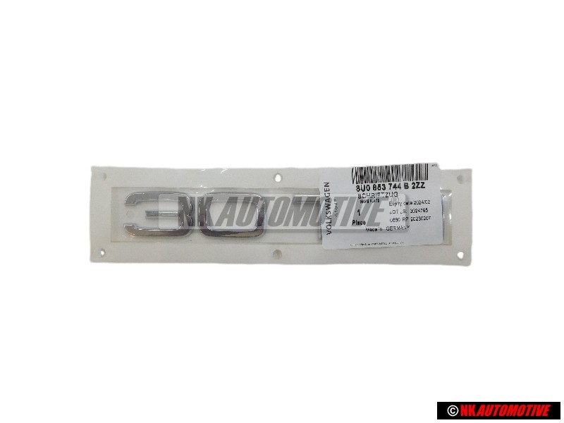 Audi Original 30 TDI Arrière Embleme Monogramme Logo Chrome - 8U0853744B 2ZZ