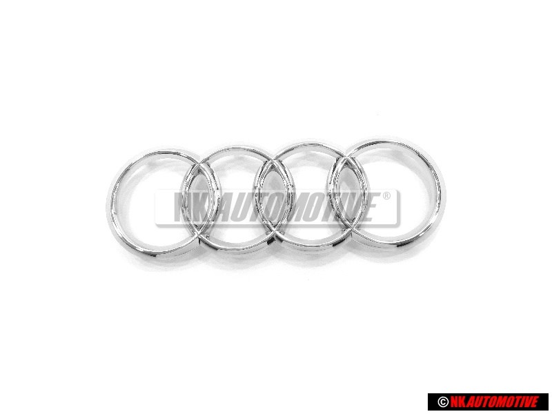 Audi Original Anneaux Avant Embleme Logo Chrome - 4M0853605 2ZZ