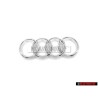 Audi Original Anneaux Avant Embleme Logo Chrome - 4M0853605 2ZZ