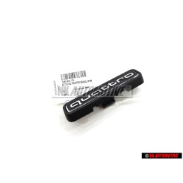 Audi Original QUATTRO Avant Embleme Monogramme Logo Noir Chrome - 4M0853736