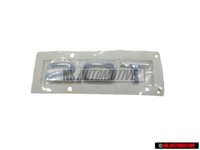 Audi Original 2.0T Arrière Embleme Monogramme Logo Chrome - 8R0853743A 2ZZ