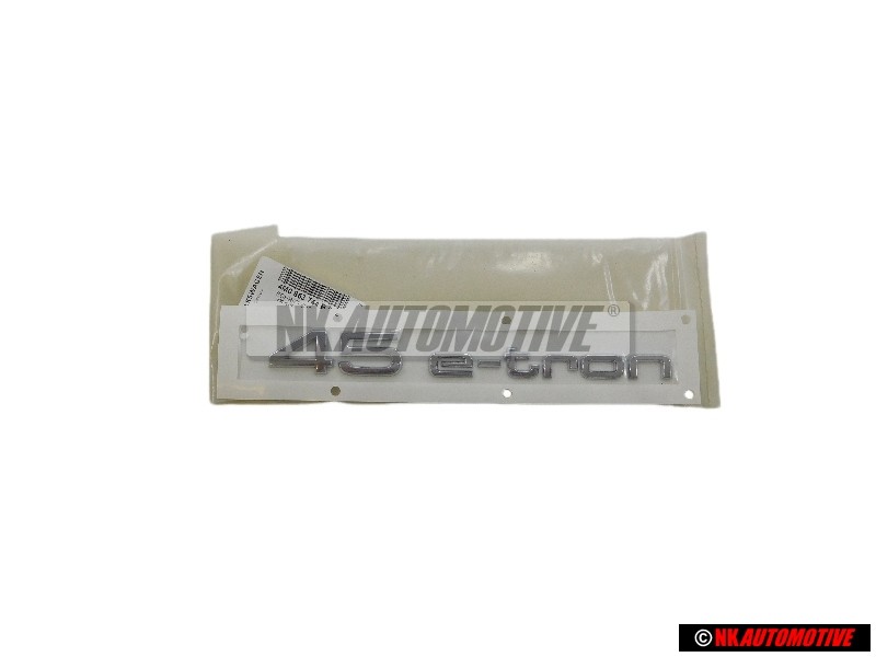 Audi Original 45 E-TRON Arrière Embleme Monogramme Logo Chrome - 4M0853744B 2ZZ