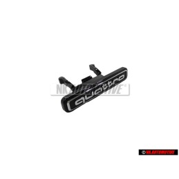 Audi Original QUATTRO Avant Embleme Monogramme Logo Noir Chrome - 8R0853736C 2ZZ