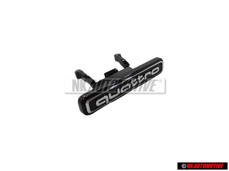 Audi Original QUATTRO Avant Embleme Monogramme Logo Noir Chrome - 8R0853736C 2ZZ