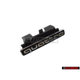 Audi Original QUATTRO Avant Embleme Monogramme Logo Noir Chrome - 8R0853736E 3FZ