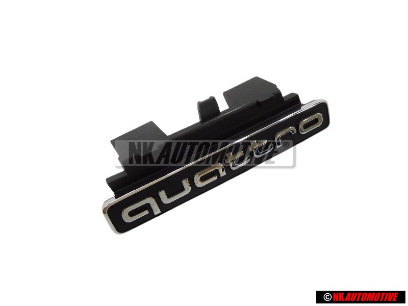 Audi Original QUATTRO Avant Embleme Monogramme Logo Noir Chrome - 8R0853736E 3FZ