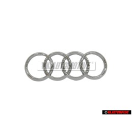 Audi Original Anneaux Avant Embleme Logo Chrome - 80A853605C 2ZZ