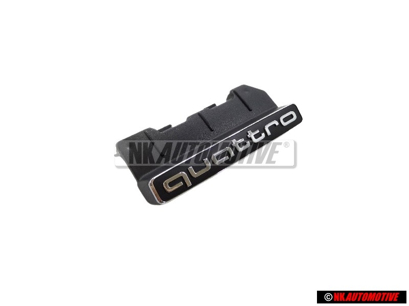 Audi Original QUATTRO Avant Embleme Monogramme Logo Noir Chrome - 80A853736D 2ZZ