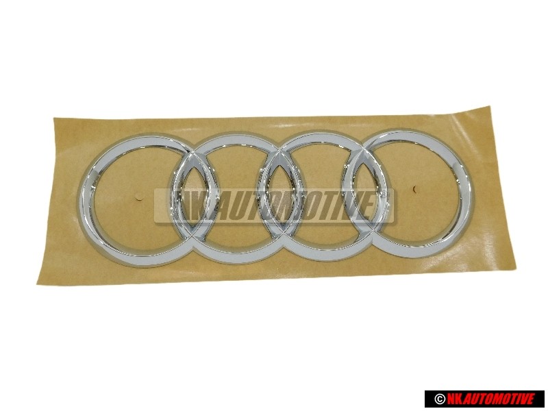 Audi Original Anneaux Arrière Embleme Logo Chrome - 4M8853742 2ZZ