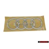 Audi Original Anneaux Arrière Embleme Logo Chrome - 4M8853742 2ZZ