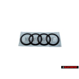 Audi Original Anneaux Arrière Embleme Logo Noir - 8S0853742A T94