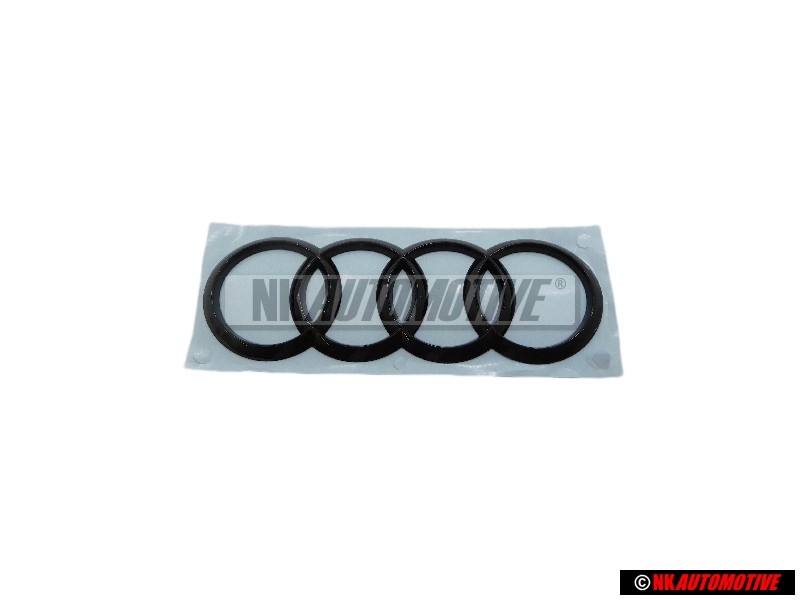 Audi Original Anneaux Arrière Embleme Logo Noir - 8S0853742A T94