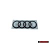Audi Original Anneaux Arrière Embleme Logo Noir - 8S0853742A T94