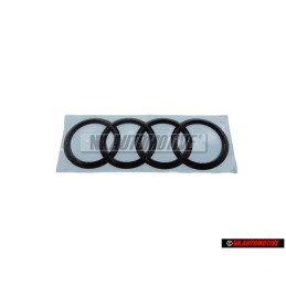 Audi Original Anneaux Arrière Embleme Logo Noir - 8W9853742A T94