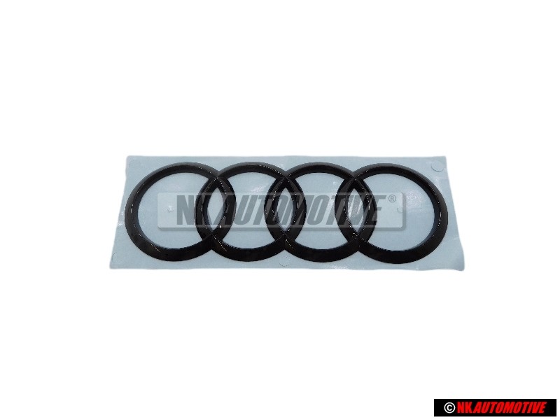 Audi Original Anneaux Arrière Embleme Logo Noir - 8W9853742A T94