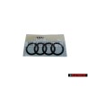 Audi Original Anneaux Arrière Embleme Logo Noir - 8V0853742B T94