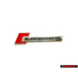 Audi Original SUPERCHARGED Côté Embleme Monogramme Logo - 4F0853601A 2ZZ