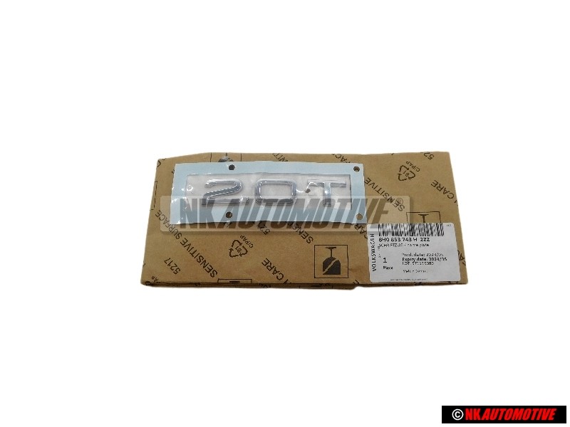 Audi Original 2.0T Arrière Embleme Monogramme Logo Chrome - 8H0853743H 2ZZ