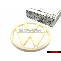 VW Original Embleme VW Blanc Pastel - 211853601E 90D