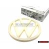 VW Original Embleme VW Blanc Pastel - 211853601E 90D