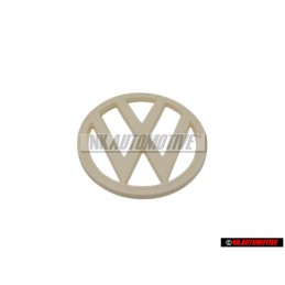 VW Original Embleme VW Blanc Pastel - 211853601E 90D