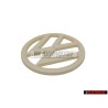 VW Original Embleme VW Blanc Pastel - 211853601E 90D