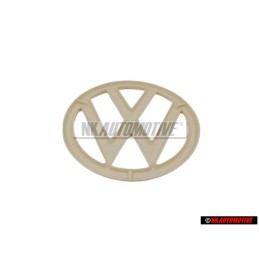 VW Original Embleme VW Blanc Pastel - 211853601E 90D