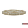 VW Original Embleme VW Blanc Pastel - 211853601E 90D