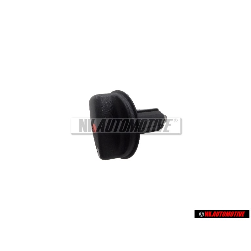 VW Original Bouton Noir Satine - 701819129A 01C