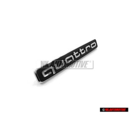 Audi Original QUATTRO Avant Embleme Monogramme Logo Noir Chrome - 4K0853736A 9B9