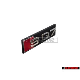 Audi Original SQ7 Avant Embleme Monogramme Logo Noir Chrome Rouge - 4M0853748