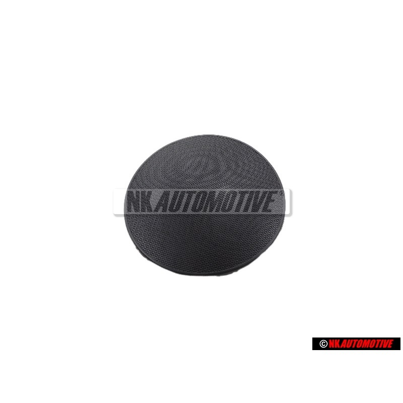 VW Original Cache Haut-Parleur Noir Satine - 1H0868646 B41